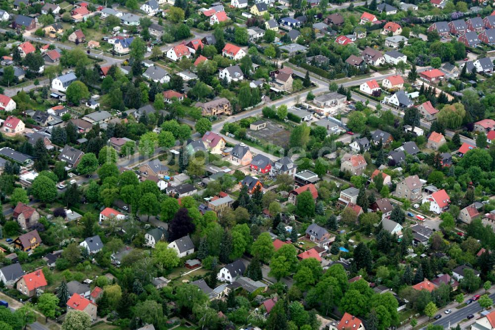 Berlin - Mahldorf aus der Vogelperspektive: Wohngebiet Berlin - Mahldorf Nord