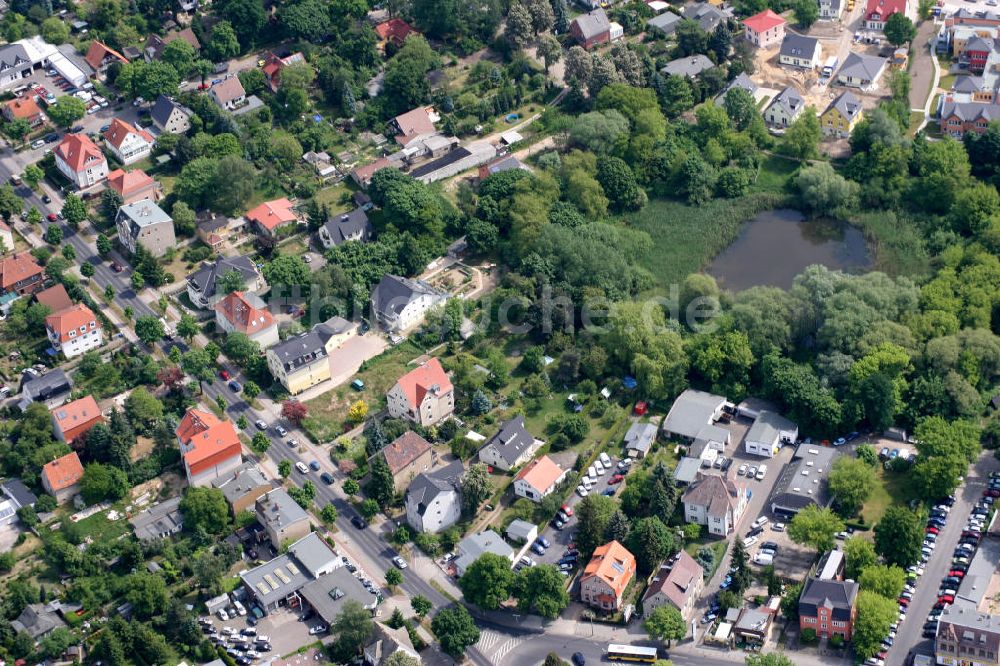 Luftaufnahme Berlin Mahlsdorf - Wohngebiet Berlin - Mahldorf Nord