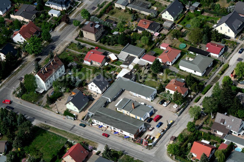 Luftbild Berlin Mahlsdorf - Wohngebiet Berlin - Mahldorf Nord