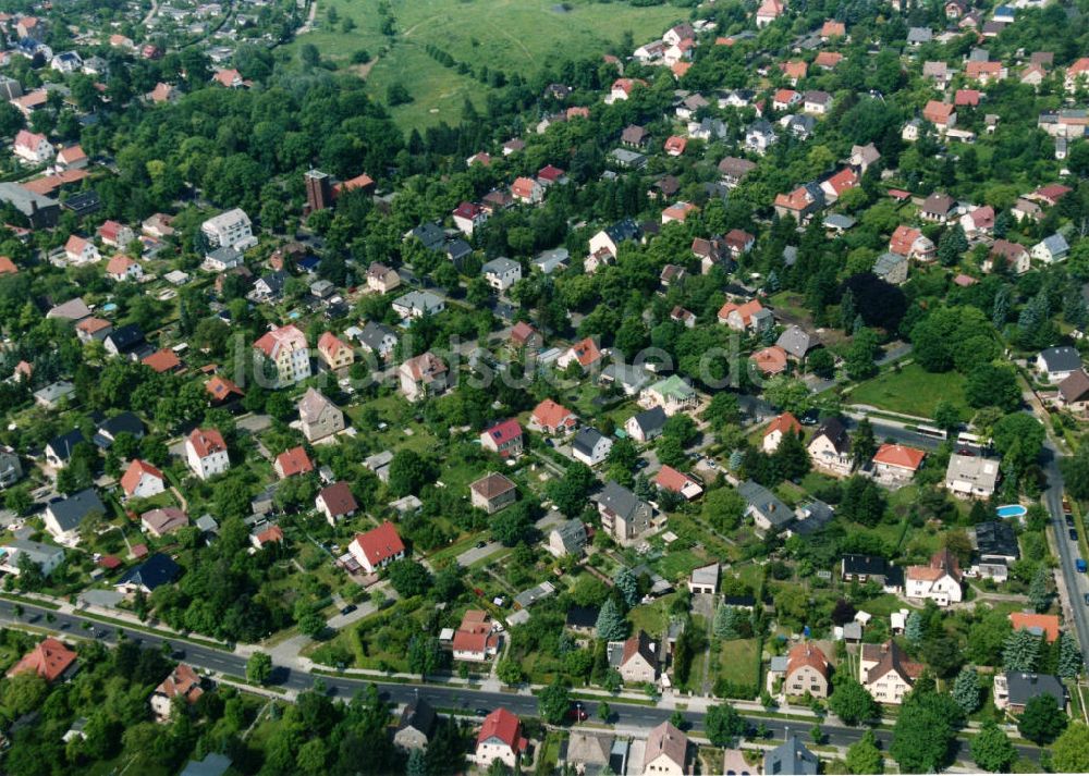 Berlin Mahlsdorf von oben - Wohngebiet Berlin - Mahldorf Nord