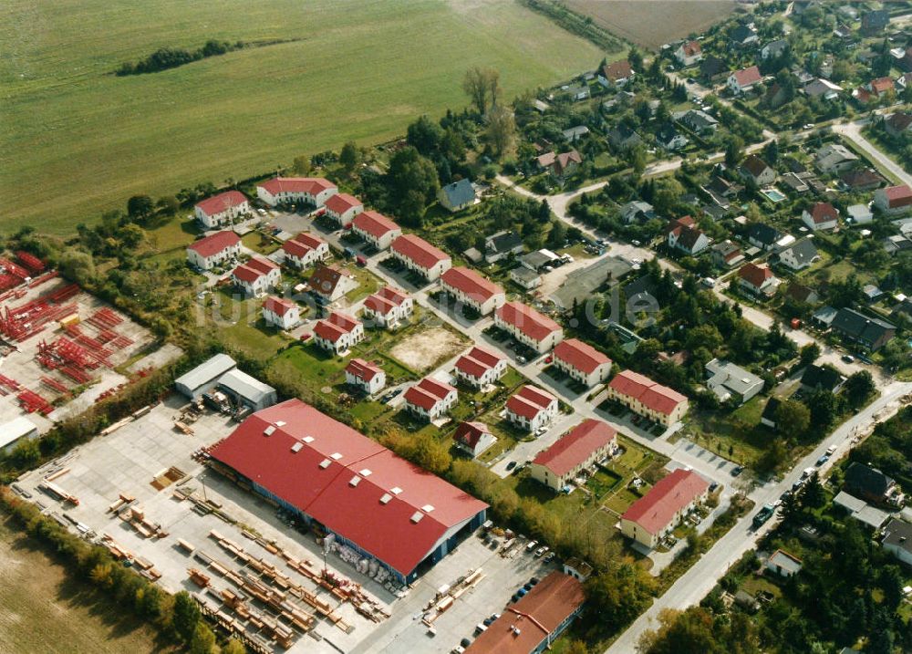 Berlin-Mahlsdorf aus der Vogelperspektive: Wohngebiet Berlin - Mahlsdorf