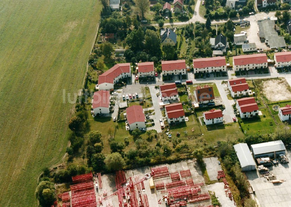 Berlin-Mahlsdorf aus der Vogelperspektive: Wohngebiet Berlin - Mahlsdorf