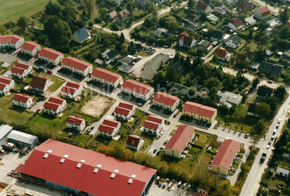 Luftbild Berlin-Mahlsdorf - Wohngebiet Berlin - Mahlsdorf