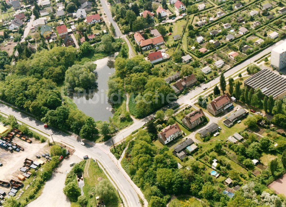 Luftaufnahme Berlin- Mahlsdorf - Wohngebiet Berlin - Mahlsdorf