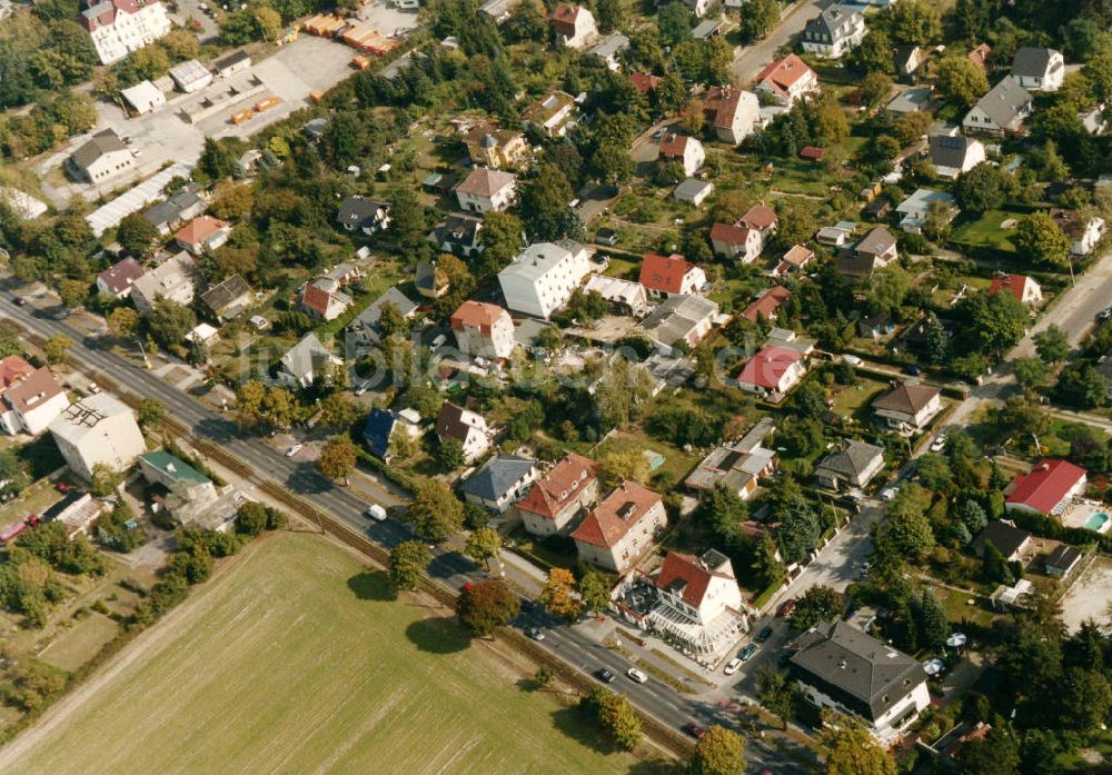 Luftbild Berlin- Mahlsdorf - Wohngebiet Berlin - Mahlsdorf