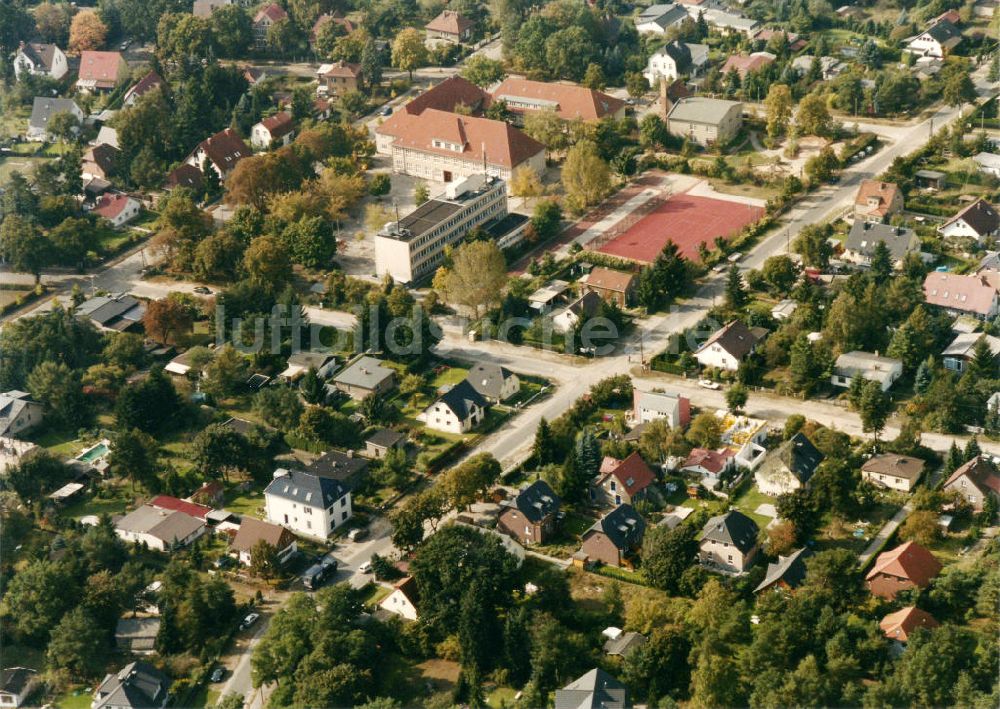 Berlin-Mahlsdorf aus der Vogelperspektive: Wohngebiet Berlin - Mahlsdorf