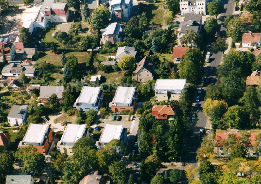 Berlin-Mahlsdorf von oben - Wohngebiet Berlin - Mahlsdorf