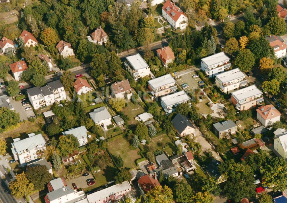 Luftbild Berlin-Mahlsdorf - Wohngebiet Berlin - Mahlsdorf