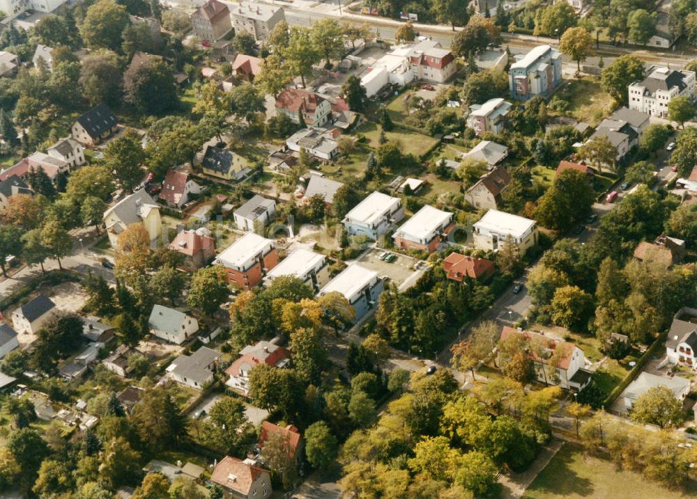 Luftaufnahme Berlin-Mahlsdorf - Wohngebiet Berlin - Mahlsdorf