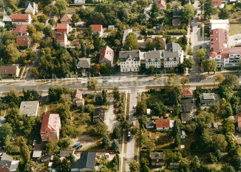 Berlin-Mahlsdorf von oben - Wohngebiet Berlin - Mahlsdorf