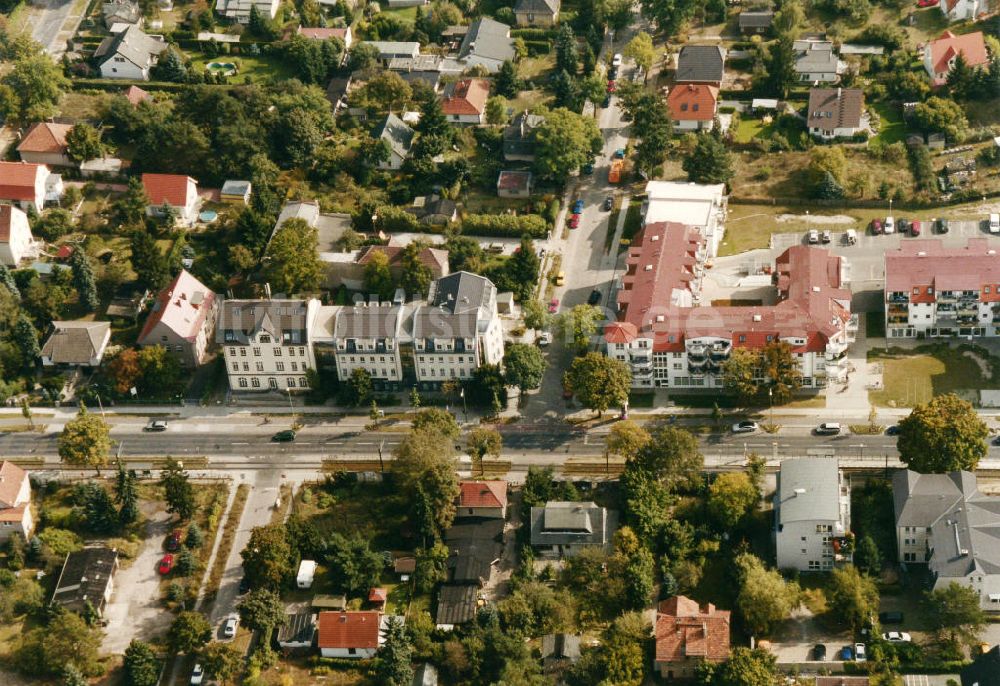 Berlin-Mahlsdorf aus der Vogelperspektive: Wohngebiet Berlin - Mahlsdorf