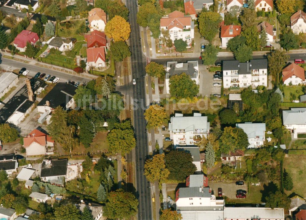 Berlin-Mahlsdorf von oben - Wohngebiet Berlin - Mahlsdorf