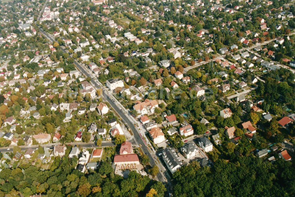 Luftbild Berlin-Mahlsdorf - Wohngebiet Berlin - Mahlsdorf