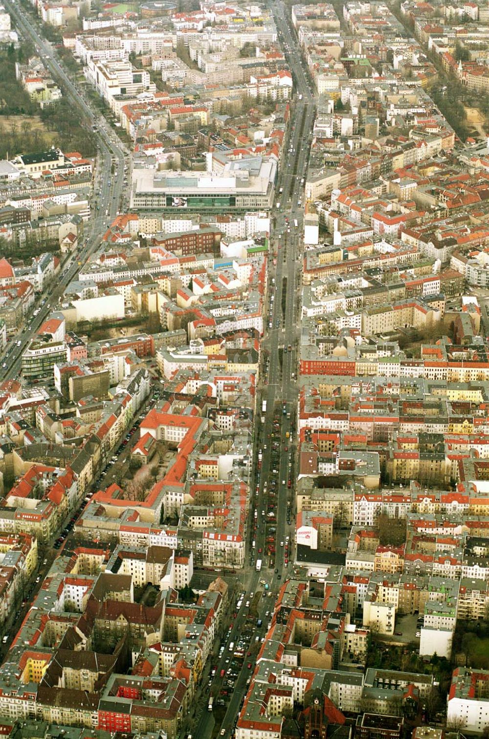 Berlin/ Neukölln aus der Vogelperspektive: Wohngebiet in Berlin - Neukölln