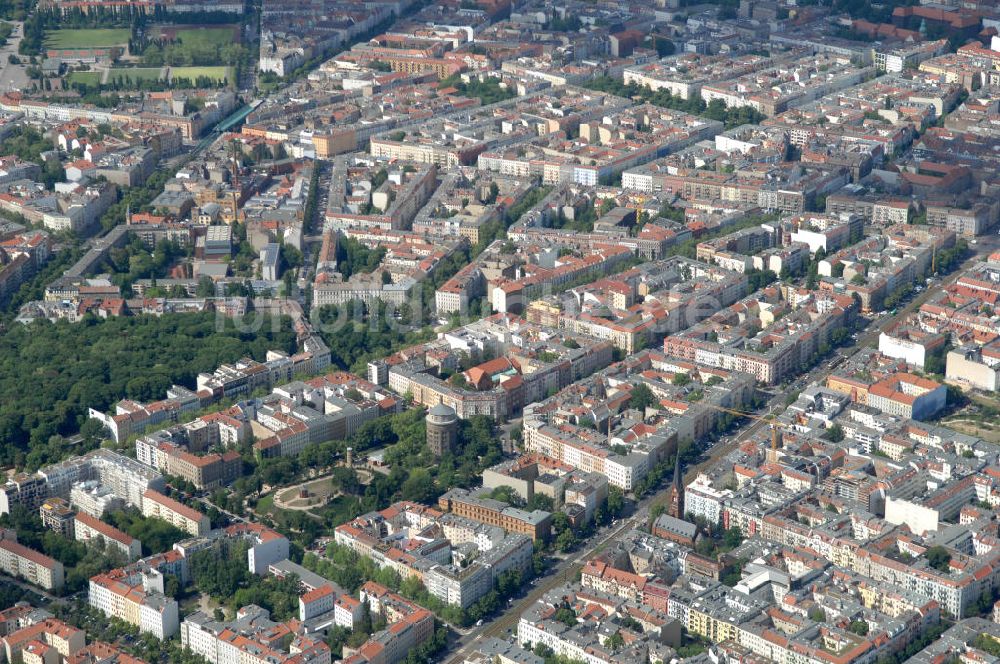 Berlin von oben - Wohngebiet Berlin-Prenzlauer Berg