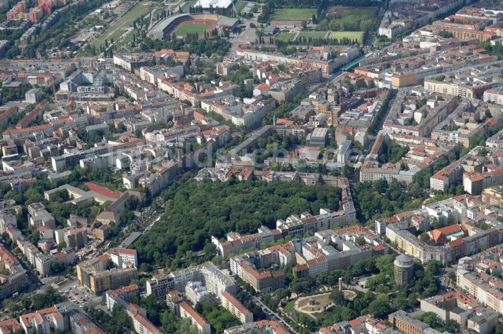 Luftbild Berlin - Wohngebiet Berlin-Prenzlauer Berg