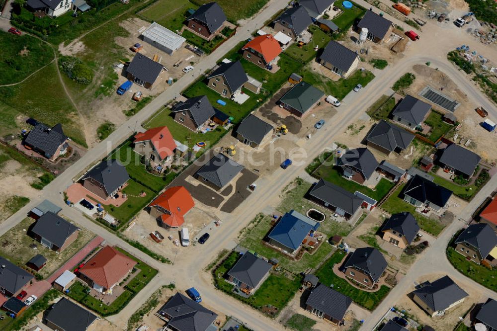 Dahlwitz-Hoppegarten OT Birkenstein aus der Vogelperspektive: Wohngebiet Birkenstein bei Dahlwitz-Hoppegarten