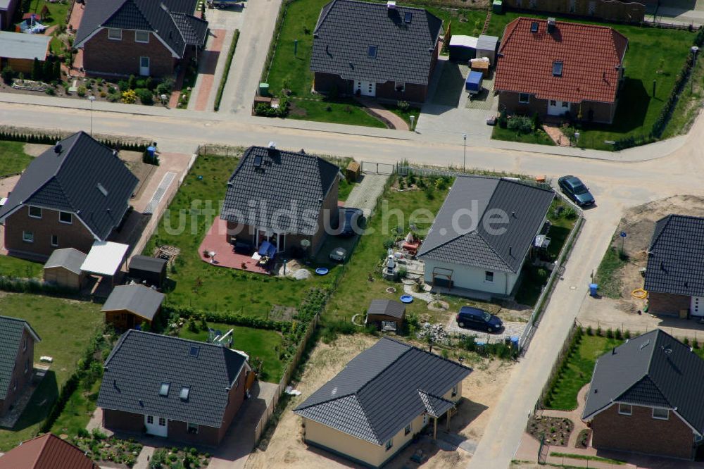 Luftaufnahme Dahlwitz-Hoppegarten OT Birkenstein - Wohngebiet Birkenstein bei Dahlwitz-Hoppegarten