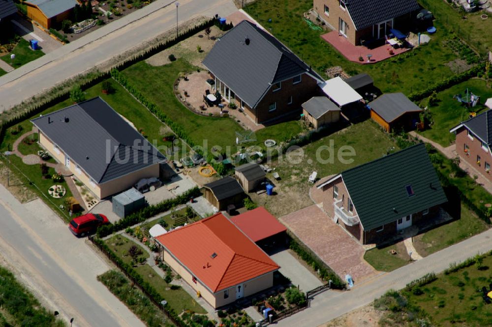 Dahlwitz-Hoppegarten OT Birkenstein von oben - Wohngebiet Birkenstein bei Dahlwitz-Hoppegarten