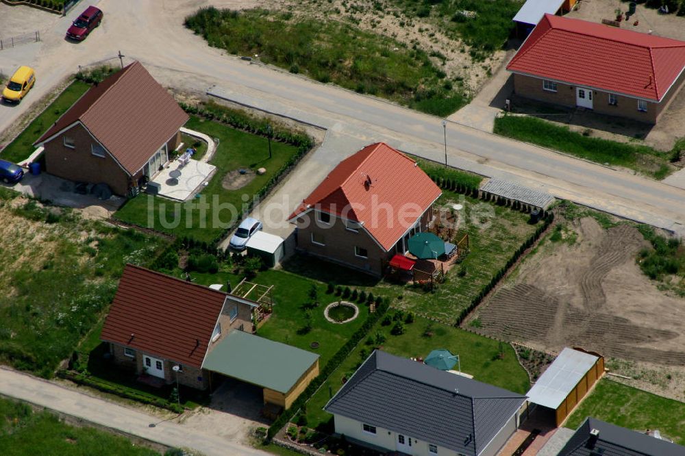 Dahlwitz-Hoppegarten OT Birkenstein von oben - Wohngebiet Birkenstein bei Dahlwitz-Hoppegarten