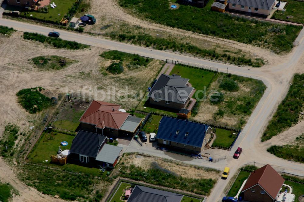 Dahlwitz-Hoppegarten OT Birkenstein aus der Vogelperspektive: Wohngebiet Birkenstein bei Dahlwitz-Hoppegarten