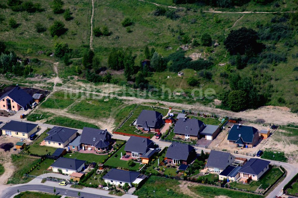 Birkenstein von oben - Wohngebiet Birkenstein bei Dahlwitz-Hoppegarten