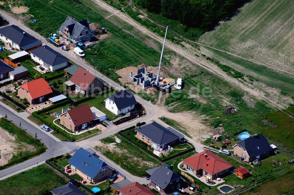 Luftbild Birkenstein - Wohngebiet Birkenstein bei Dahlwitz-Hoppegarten