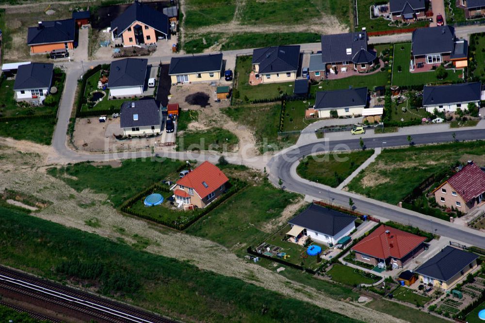 Birkenstein von oben - Wohngebiet Birkenstein bei Dahlwitz-Hoppegarten