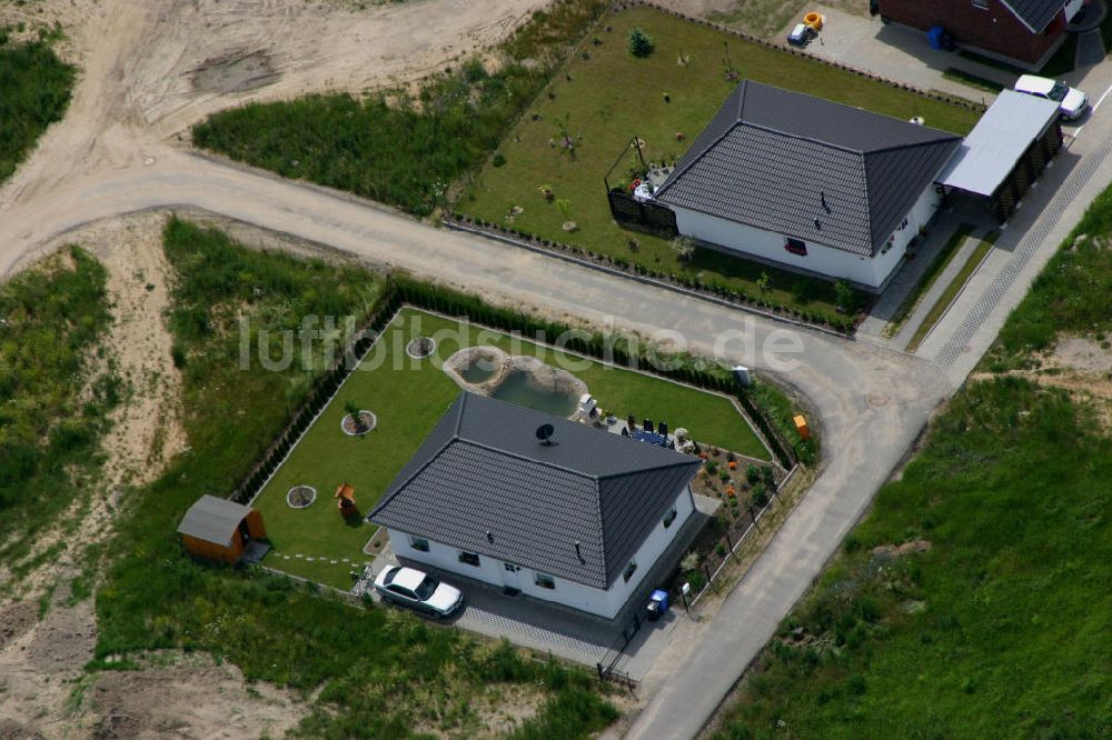 Birkenstrein von oben - Wohngebiet Birkenstein bei Dahlwitz-Hoppegarten