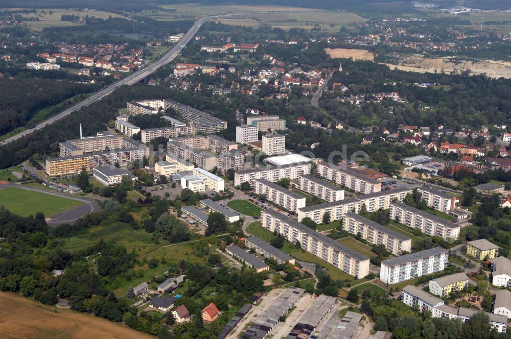 Luftaufnahme Rüdersdorf - Wohngebiet Brückenstraße / Friedrich-Engels-Ring