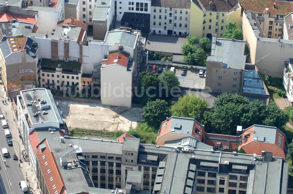 Luftbild Berlin - Wohngebiet an der Brunnenstrasse 194 in 10119 Berlin