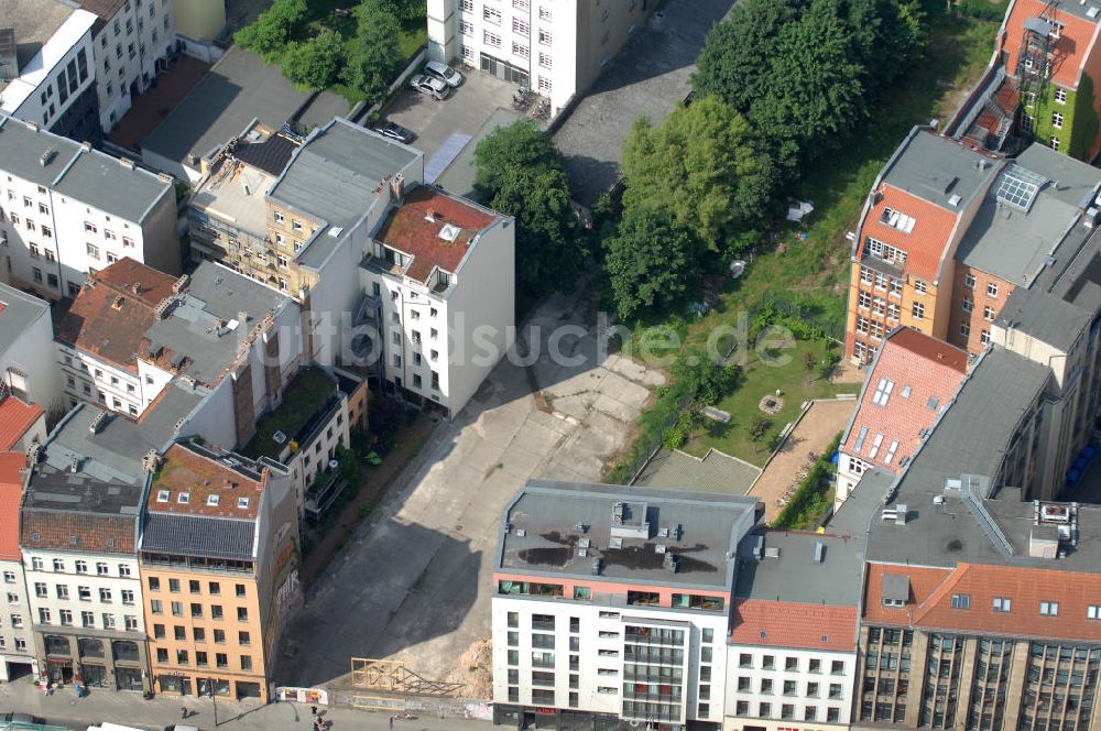 Luftaufnahme Berlin - Wohngebiet an der Brunnenstrasse 194 in 10119 Berlin