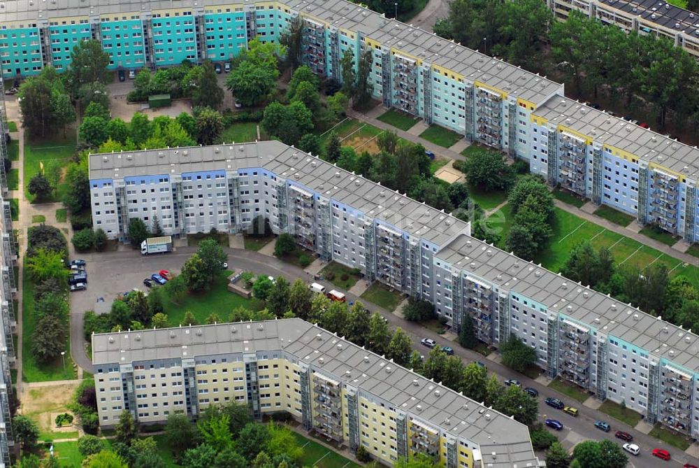 Luftbild Dresden - Wohngebiet Dresden-Prohlis / Sachsen