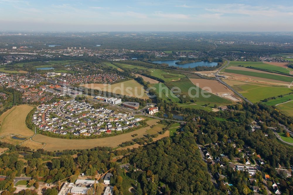 Luftbild Duisburg - Wohngebiet in Duisburg im Bundesland Nordrhein-Westfalen