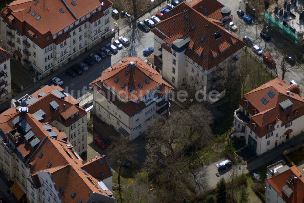 Leipzig von oben - Wohngebiet an der Ehrensteinstrasse in Leipzig Gohlis