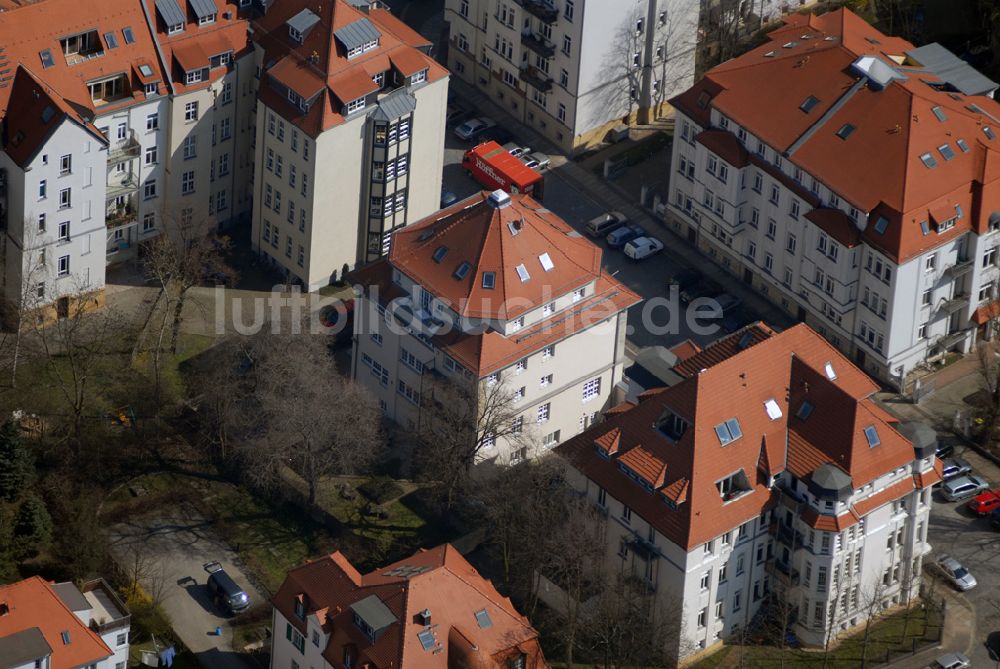 Luftaufnahme Leipzig - Wohngebiet an der Ehrensteinstrasse in Leipzig Gohlis