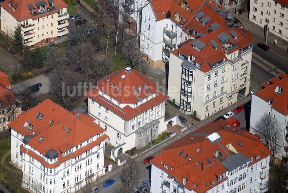 Luftbild Leipzig - Wohngebiet an der Ehrensteinstrasse in Leipzig Gohlis