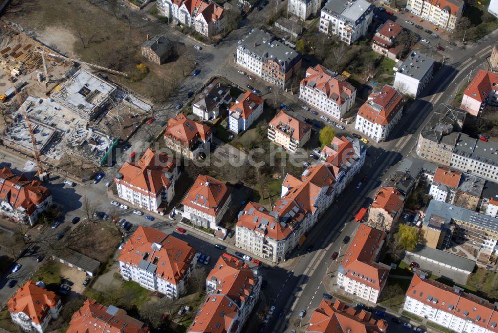 Luftbild Leipzig - Wohngebiet an der Ehrensteinstrasse in Leipzig Gohlis