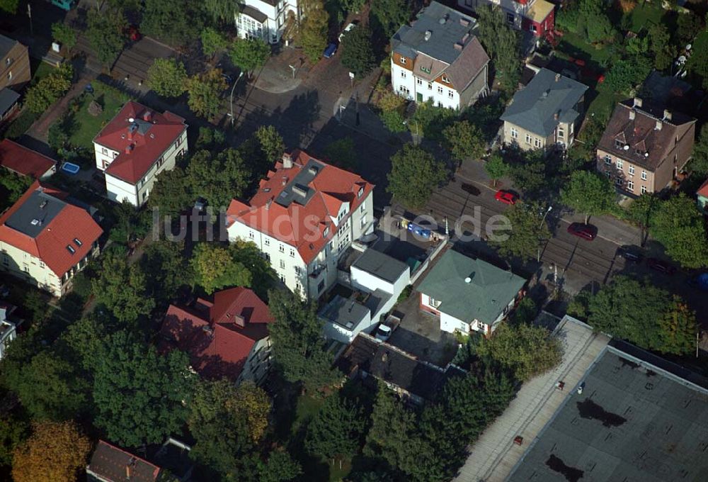 Berlin-Karlshorst von oben - Wohngebiet an der Ehrlichstraße 39 / Ecke Üderseestraße in Berlin-Karlshorst