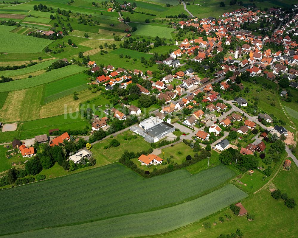 Luftbild Altburg - Wohngebiet einer Einfamilienhaus- Siedlung in Altburg im Bundesland Baden-Württemberg, Deutschland