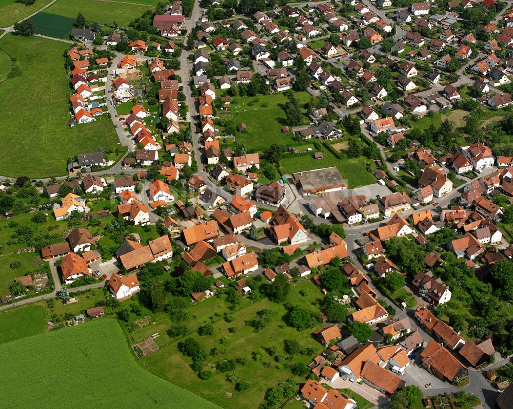 Altburg von oben - Wohngebiet einer Einfamilienhaus- Siedlung in Altburg im Bundesland Baden-Württemberg, Deutschland