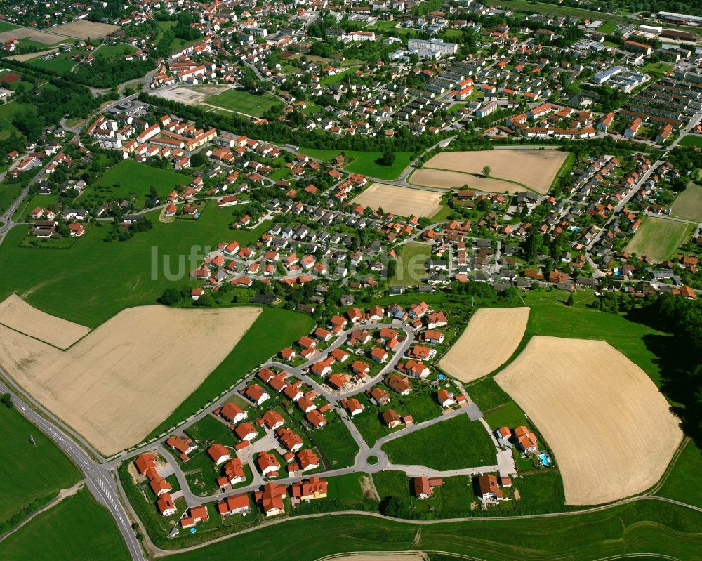 Antersdorf von oben - Wohngebiet einer Einfamilienhaus- Siedlung in Antersdorf im Bundesland Bayern, Deutschland