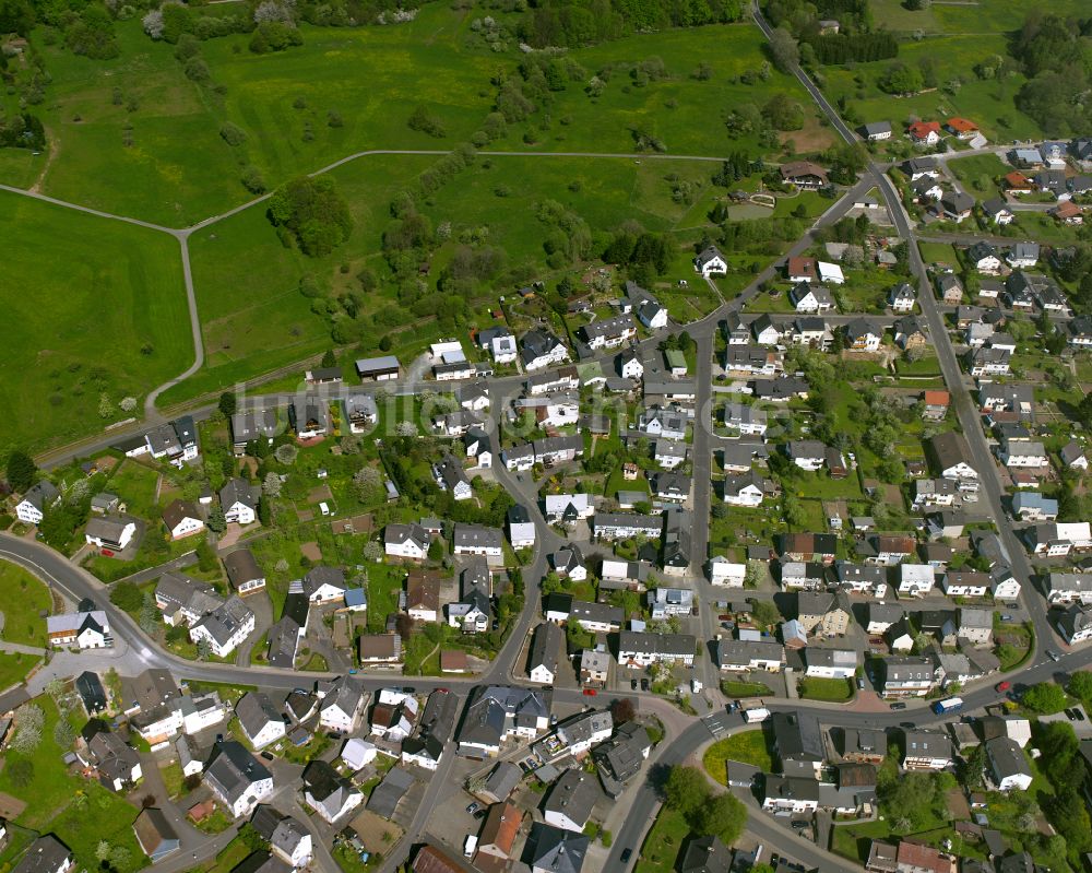 Luftbild Breitscheid - Wohngebiet einer Einfamilienhaus- Siedlung in Breitscheid im Bundesland Hessen, Deutschland