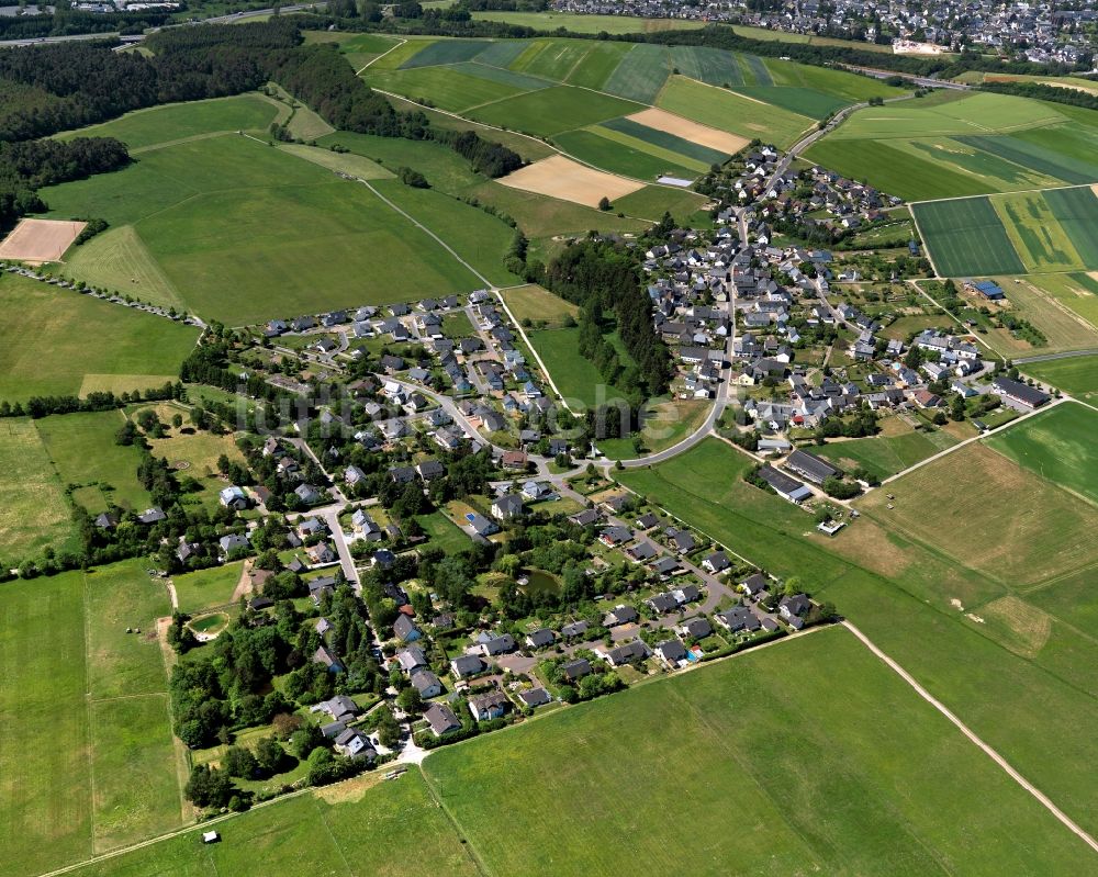 Luftbild Dichtelbach - Wohngebiet einer Einfamilienhaus- Siedlung in Dichtelbach im Bundesland Rheinland-Pfalz