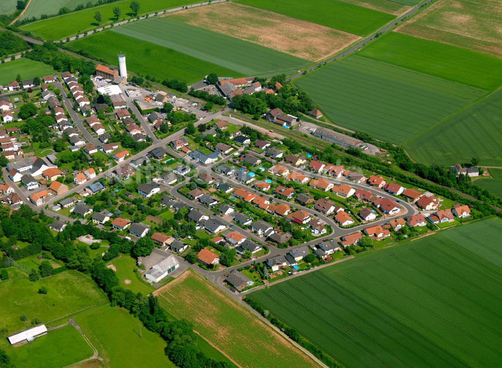 Luftbild Dreisen - Wohngebiet einer Einfamilienhaus- Siedlung in Dreisen im Bundesland Rheinland-Pfalz, Deutschland