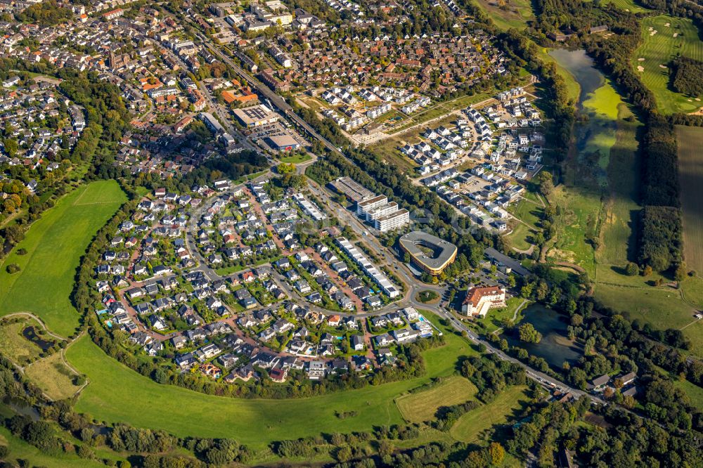 Luftbild Duisburg - Wohngebiet einer Einfamilienhaus- Siedlung in Duisburg im Bundesland Nordrhein-Westfalen