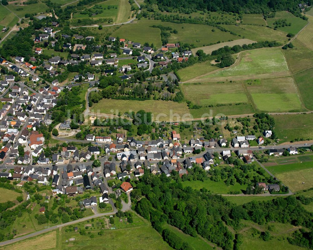 Luftbild Eibach - Wohngebiet einer Einfamilienhaus- Siedlung in Eibach im Bundesland Hessen, Deutschland