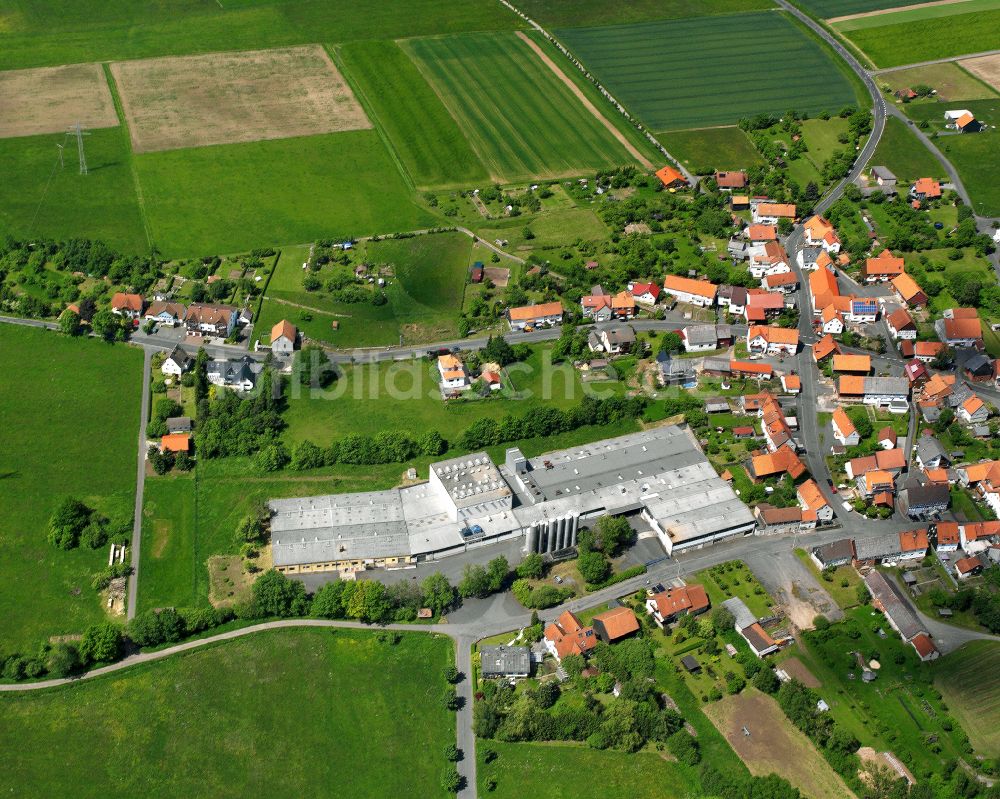 Luftbild Frischborn - Wohngebiet einer Einfamilienhaus- Siedlung in Frischborn im Bundesland Hessen, Deutschland