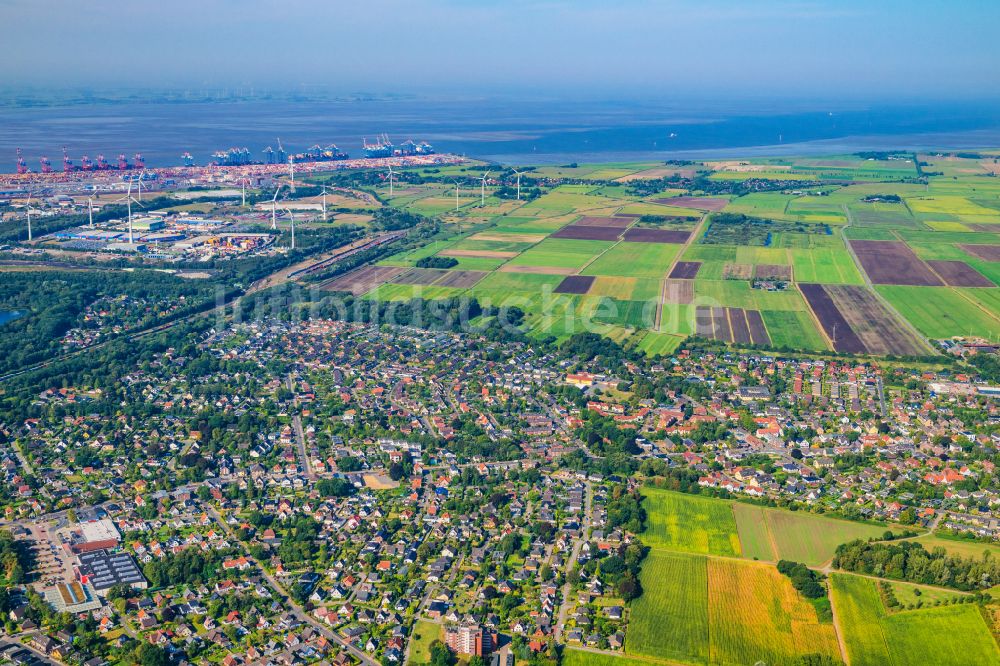 Luftbild Geestland - Wohngebiet einer Einfamilienhaus- Siedlung in Geestland im Bundesland Niedersachsen, Deutschland