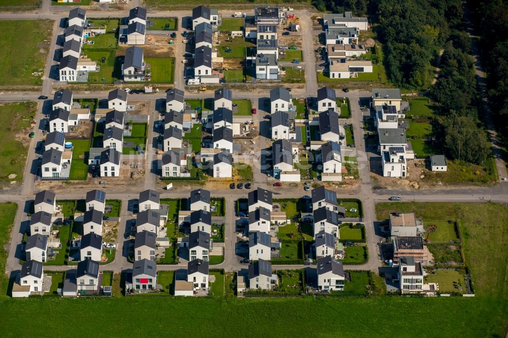 Gelsenkirchen von oben - Wohngebiet einer Einfamilienhaus- Siedlung in Gelsenkirchen im Bundesland Nordrhein-Westfalen